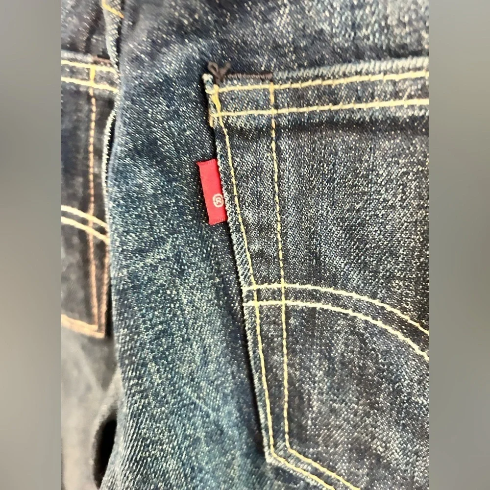 Levi's 511 White Oak stretch slim Fit dark wash 28x32 jeans R tab Made in Mexixo